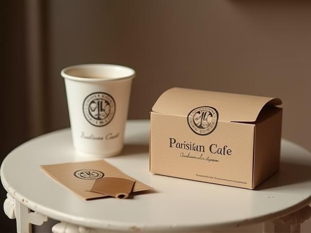 Projet de branding pour un café parisien